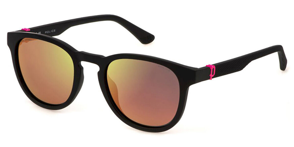 Police SPLF60 BEYOND LITE 1 U28X, Black frame, Green/ Red Mirror lenses