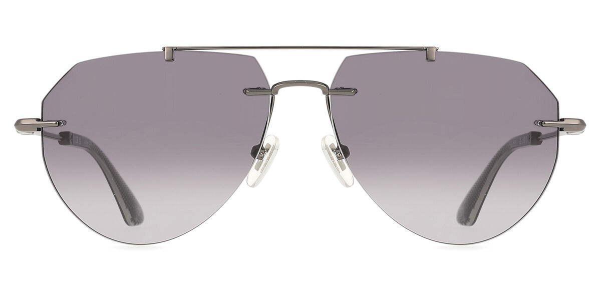 Police SPLN42 HORIZON 11 568K, Black frame, Smoke Gradient Grey lenses