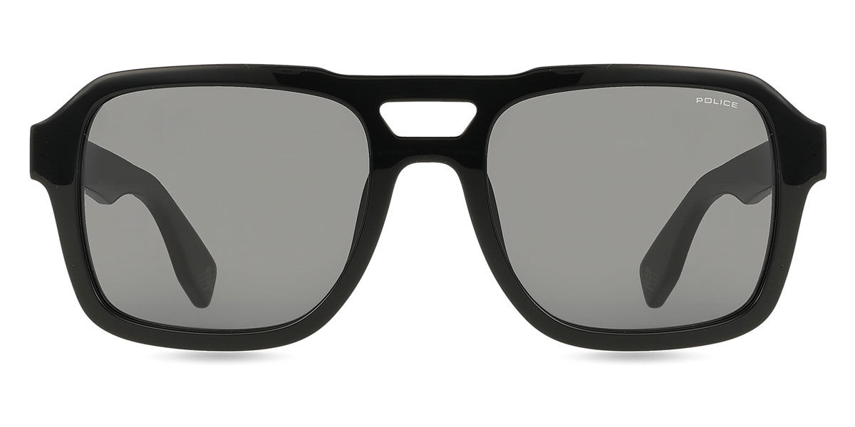 Police SPLN65 FOREVER 2 0700, Black frame, Smoke Grey lenses