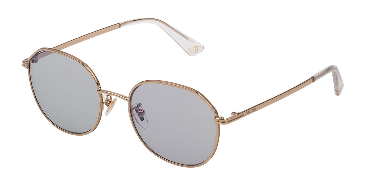 Police SPL778N CHIEF 2 349B, Gold frame, Grey lenses