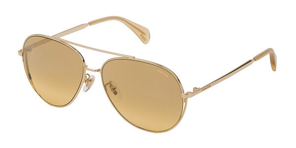 Police SPL835 FOX 2 300G, Gold frame, Yellow lenses