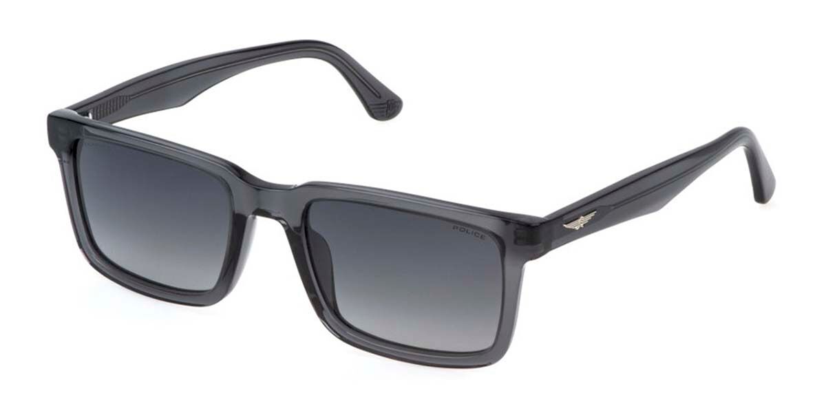 Police SPLP21E ORIGINS LITE 30 Polarized 6S8P, Grey frame, Smoke Gradient Grey lenses
