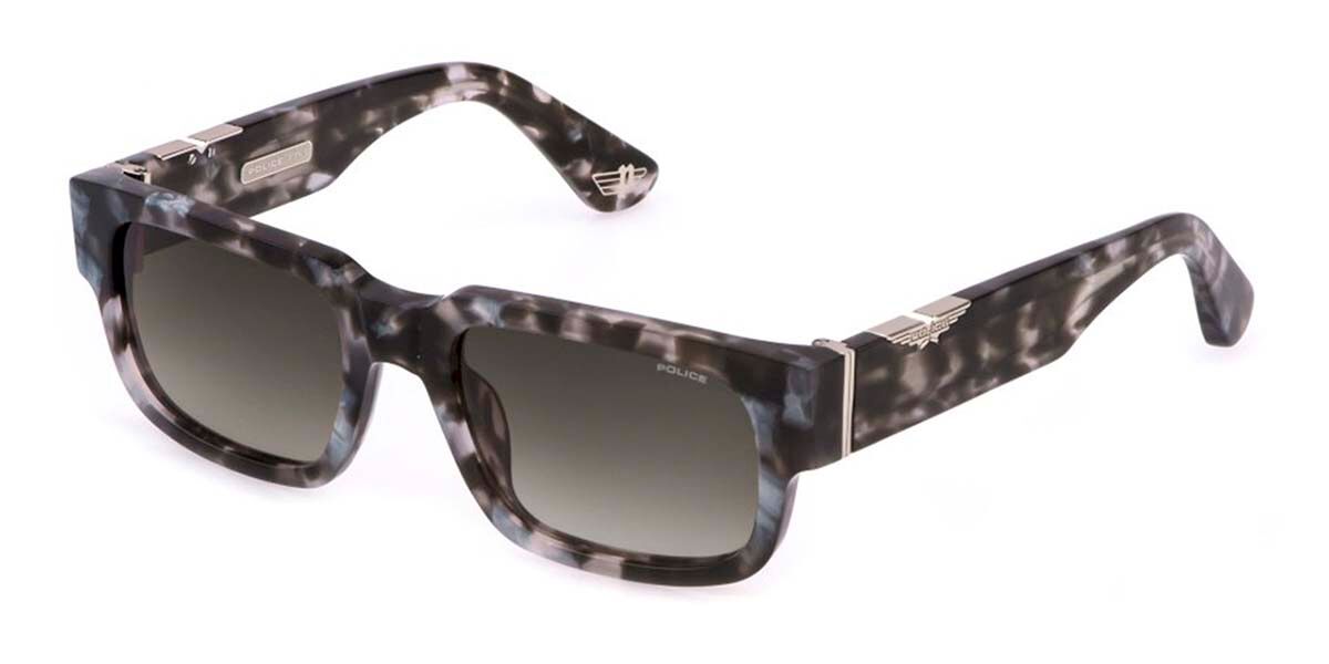 Police SPLP24 ORIGINS MAXI 1 07MR, Tortoiseshell frame, Gradient Brown lenses