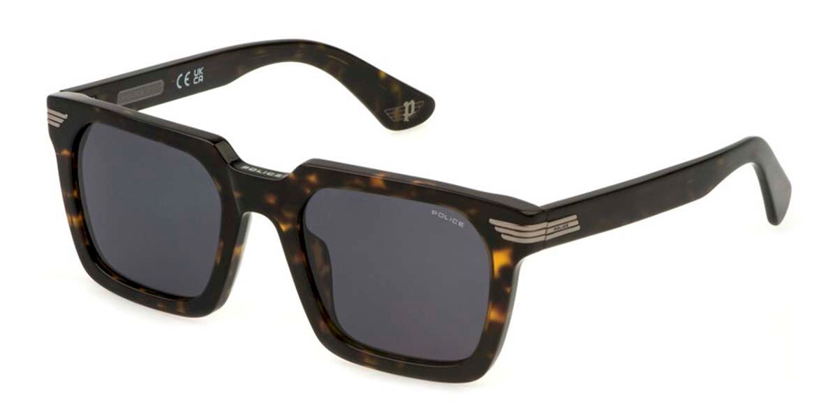 Police SPLP29 FORTY 2 722Y, Tortoiseshell frame, Smoke Grey lenses