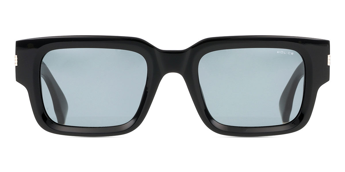 Police SPLP32 G.O.A.T. 1 0700, Black frame, Smoke Gradient Grey lenses