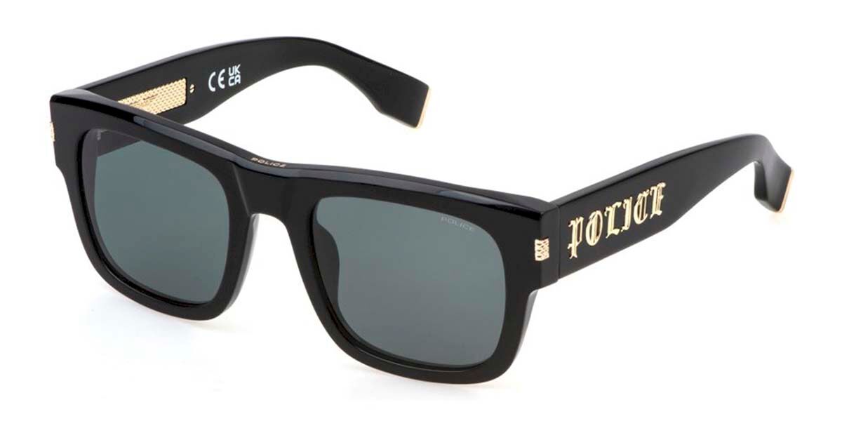 Police SPLP33E G.O.A.T. 2 700Y, Black frame, Grey/Green lenses