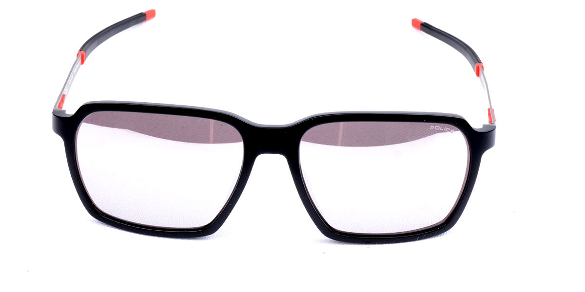Police SPLL16M U28Z, Black frame, Pink Multilayer White Mirror lenses