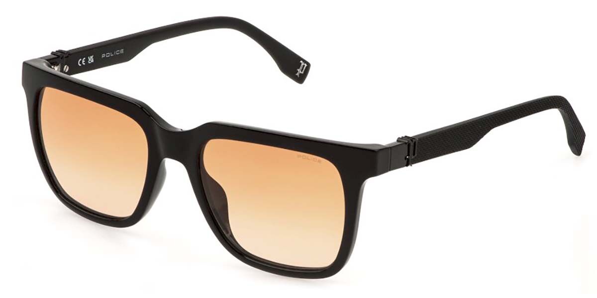 Police SPLN34N BEYOND LITE 6 0Z42, Black frame, Gradient Orange lenses