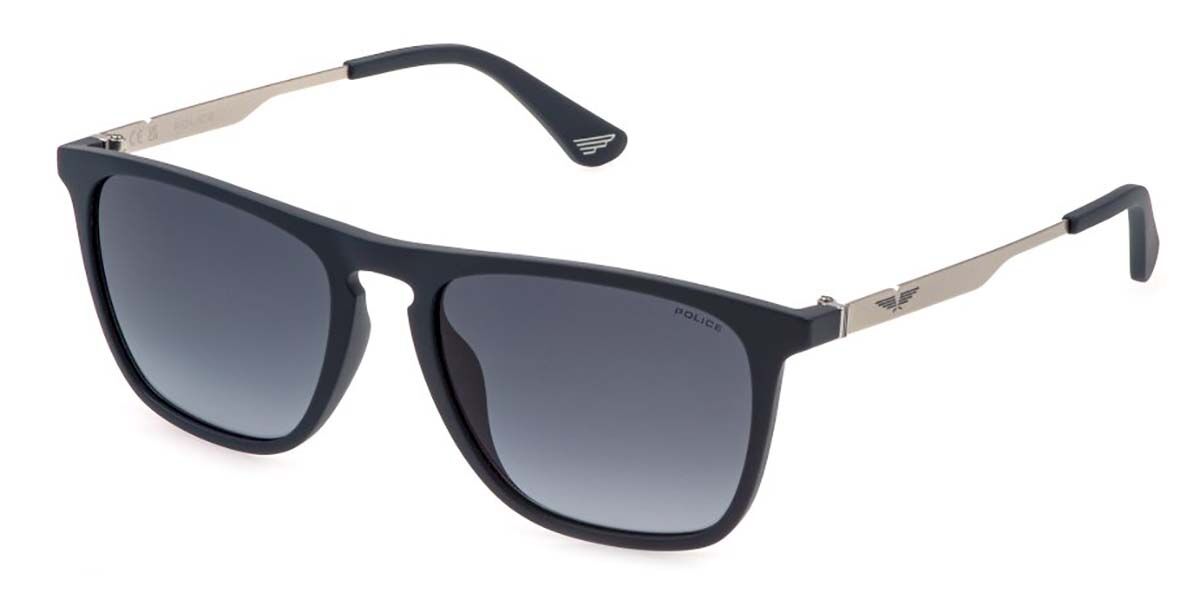 Police SPLQ80 ORIGINS LITE 34 9AGM, Blue frame, Gradient Blue lenses