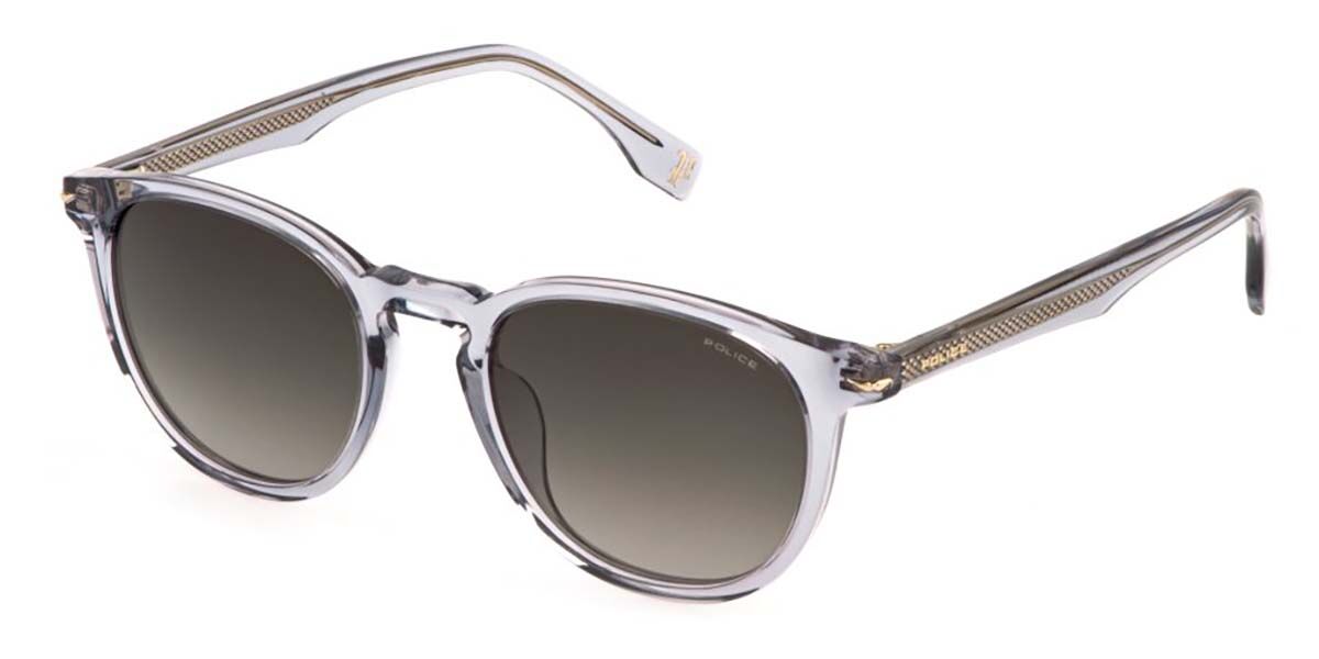 Police SPLQ82 CHAMP 13 0819, Grey frame, Smoke Gradient Grey lenses