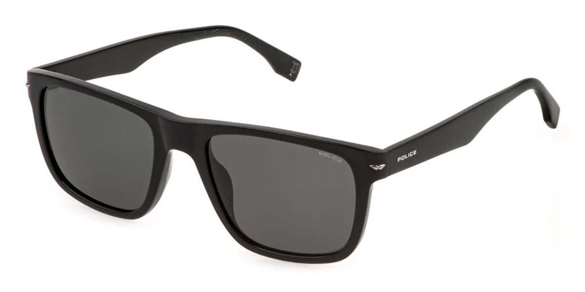Police SPLQ83 CHAMP 14 700P, Black frame, Smoke Grey lenses
