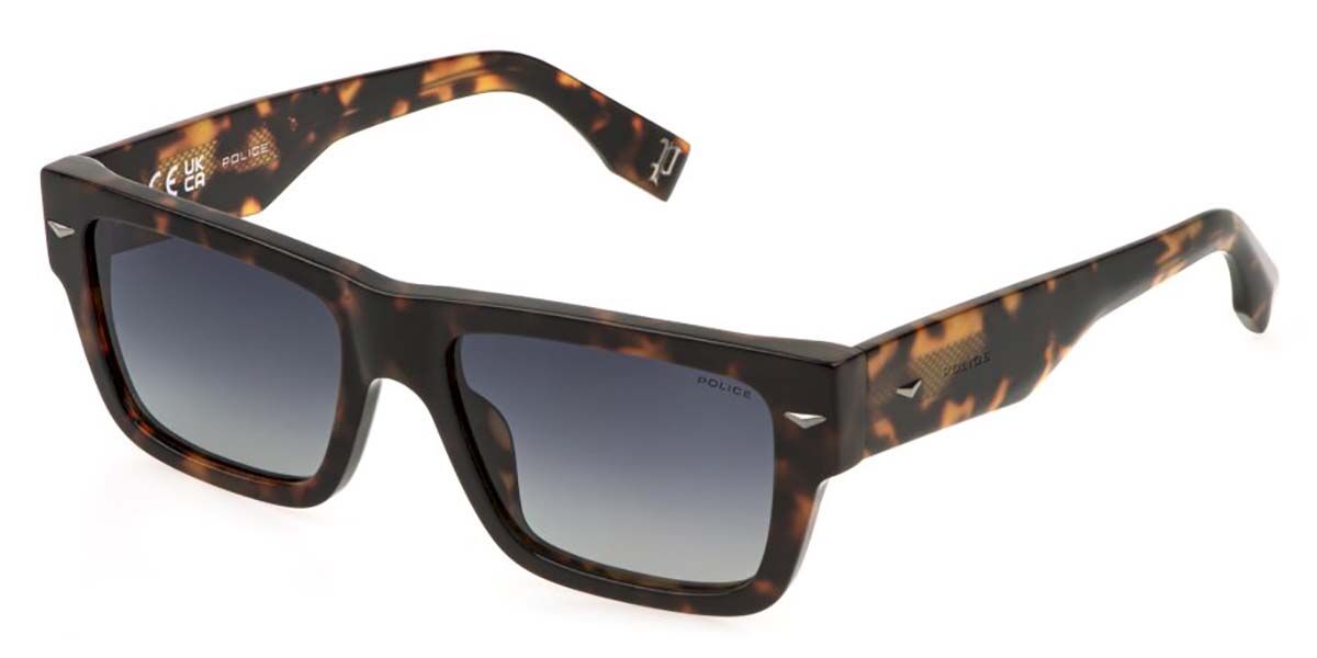 Police SPLQ87 SUPERNOVA 1 0C10, Tortoiseshell frame, Smoke Gradient Grey lenses