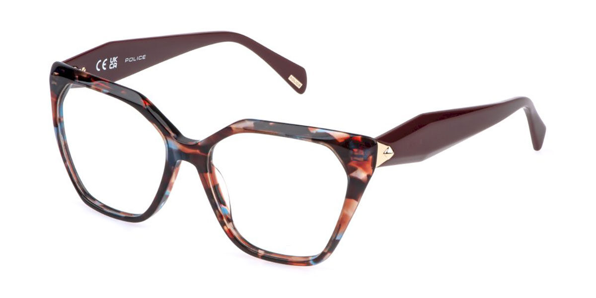 Police VPLR18 NEW CLUE 1 09UV, Tortoiseshell frame