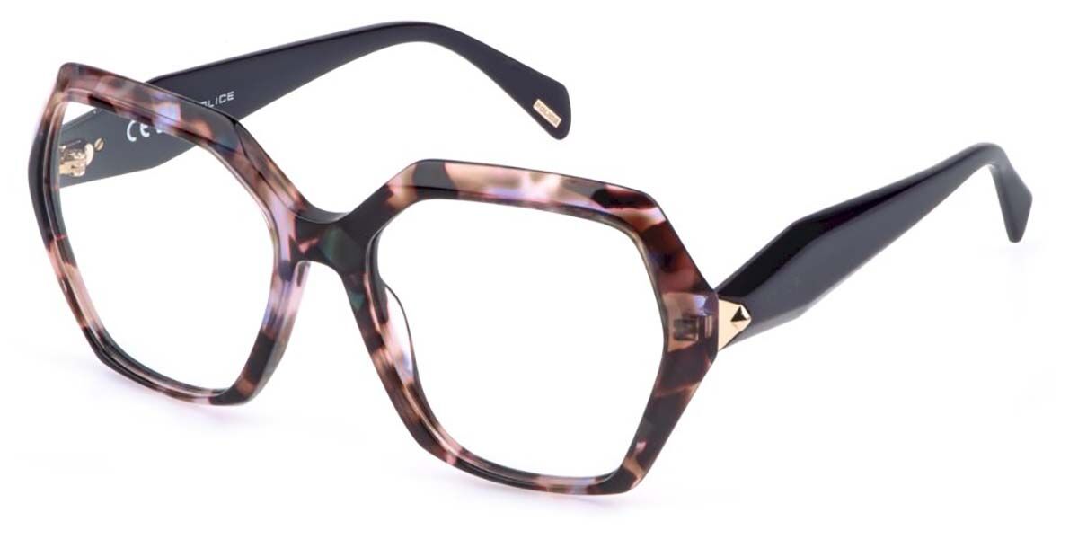 Police VPLR19 NEW CLUE 2 09UV, Tortoiseshell frame