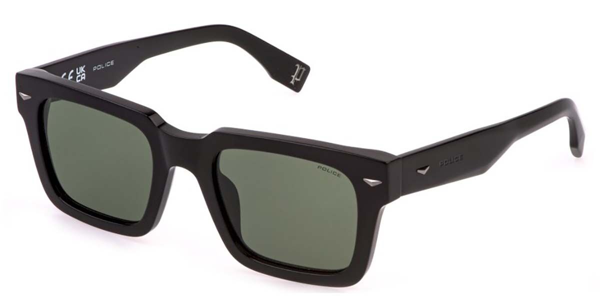 Police SPLQ88 SUPERNOVA 2 700Y, Black frame, Green lenses