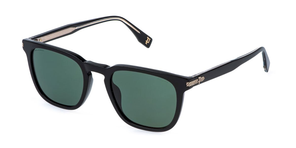 Police SPLR74 GRIND 1 700P, Black frame, Green lenses