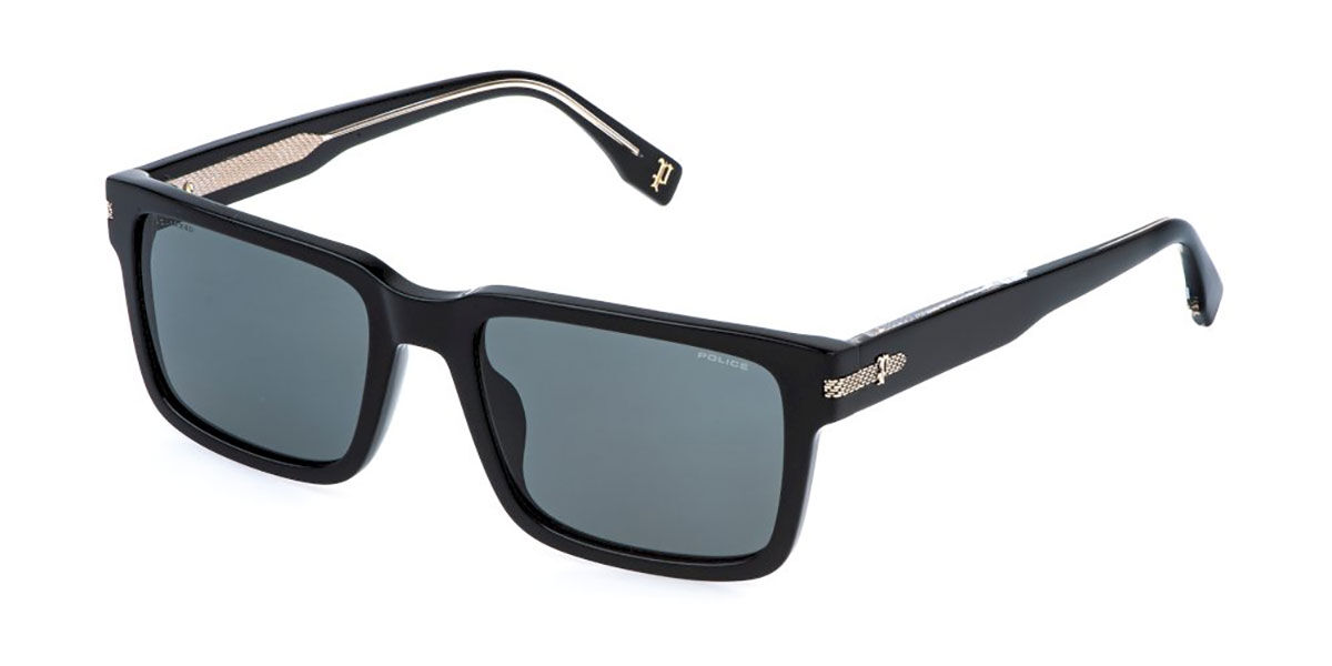 Police SPLR75 GRIND 2 700P, Black frame, Smoke Grey lenses