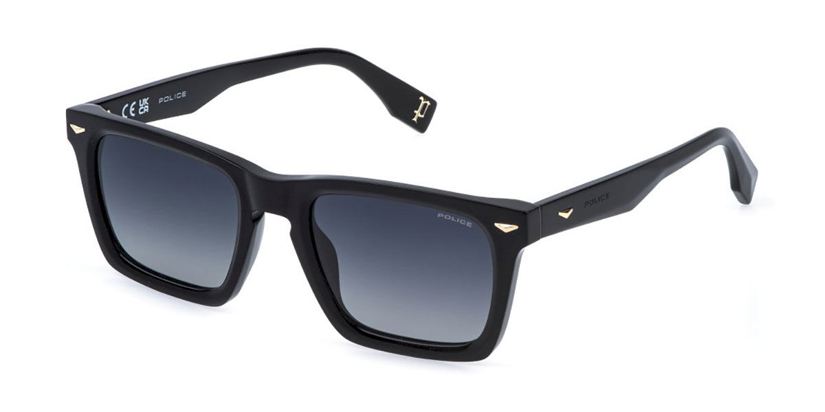Police SPLR79 SUPERNOVA 5 0700, Black frame, Smoke Gradient Grey lenses
