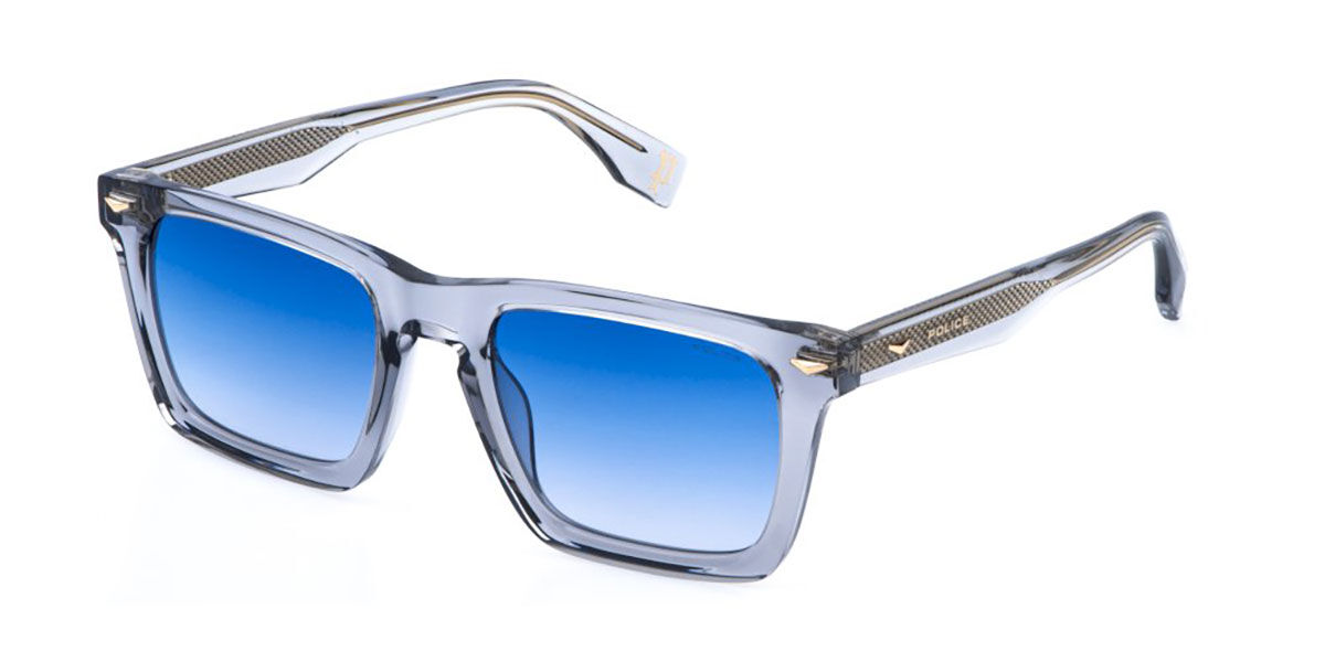 Police SPLR79E SUPERNOVA 5 04G0, Grey frame, Gradient Blue lenses