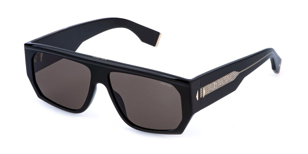 Police SPLR81E G.O.A.T. 5 700Y, Black frame, Brown lenses