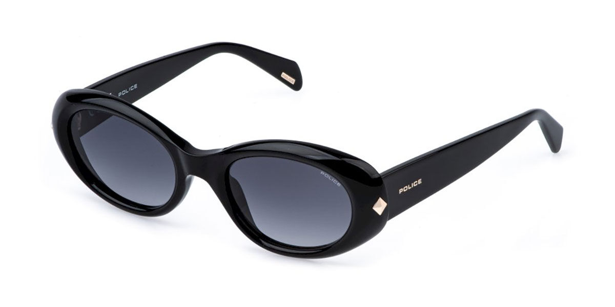 Police SPLR93 KALEIDOS 1 0700, Black frame, Smoke Gradient Grey lenses