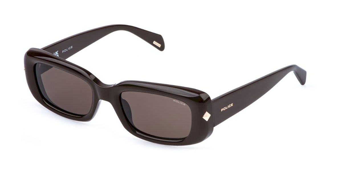 Police SPLR94 KALEIDOS 2 09HV, Brown frame, Brown lenses