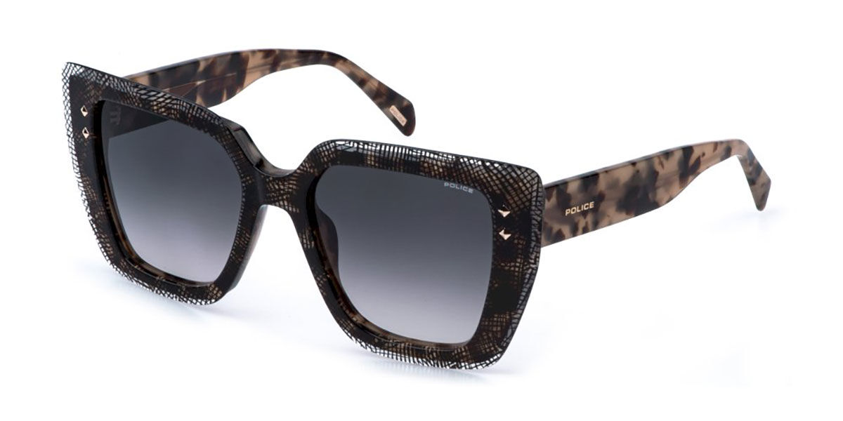 Police SPLR98 DAYDREAM 2 0GB5, Tortoiseshell frame, Smoke Gradient Grey lenses