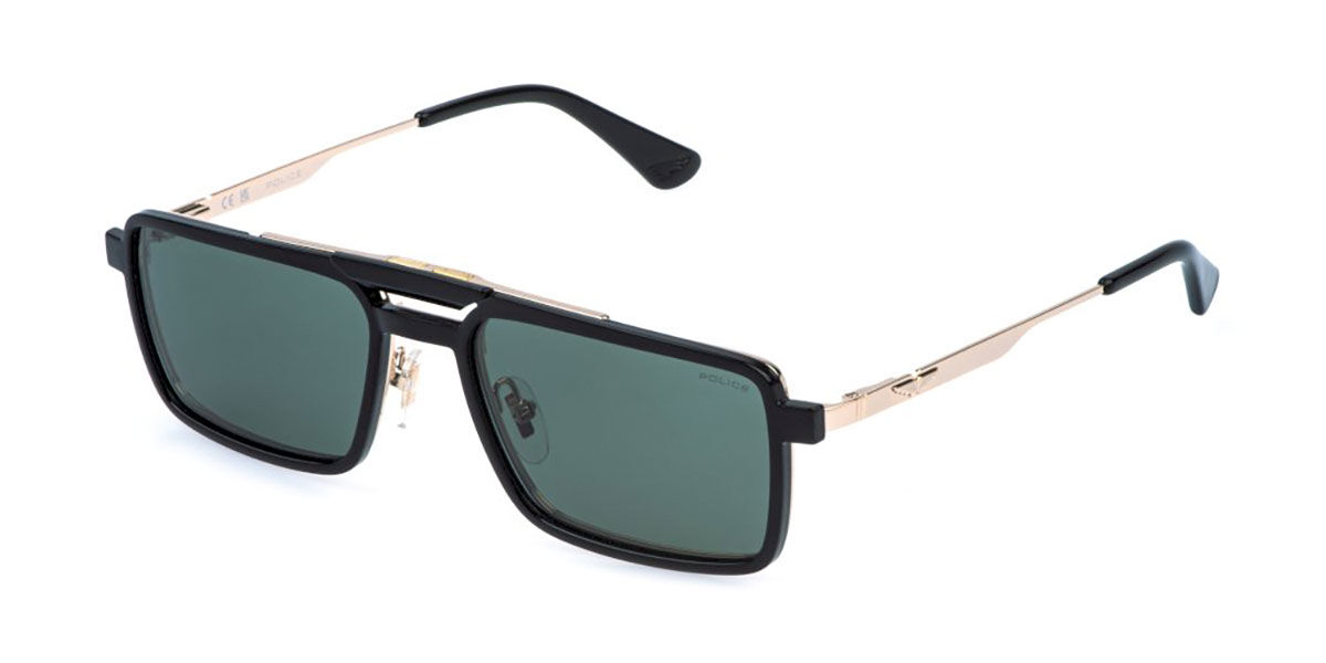 Police UPLR61 ORIGINS LITE 38 With Clip-On 300P, Gold frame