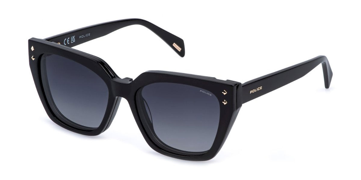 Police UPLT02 NEW GEM 1 With Clip-On 700P, Black frame
