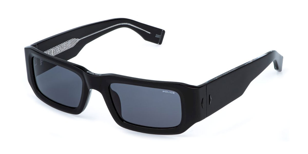 Police SPLR82 G.O.A.T. 6 0700, Black frame, Smoke Grey lenses