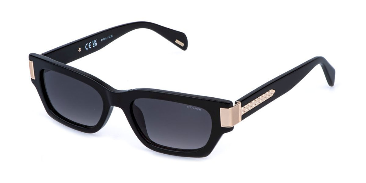 Police SPLR96E INVICTUS 2 700Y, Black frame, Smoke Gradient Grey lenses