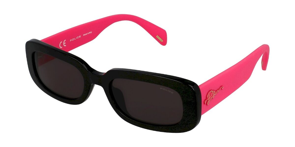 Police SPLA17 HULAHOOP 1 700Y, Black frame, Dark Grey lenses