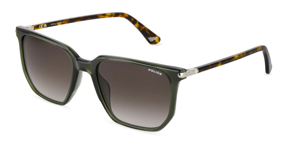Police SPLU70 ROADIE 9 Polarized 0M26, Gradient Brown lenses