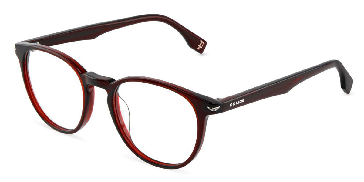 Police VPLG72E CHAMP 1 07FQ, Burgundy frame