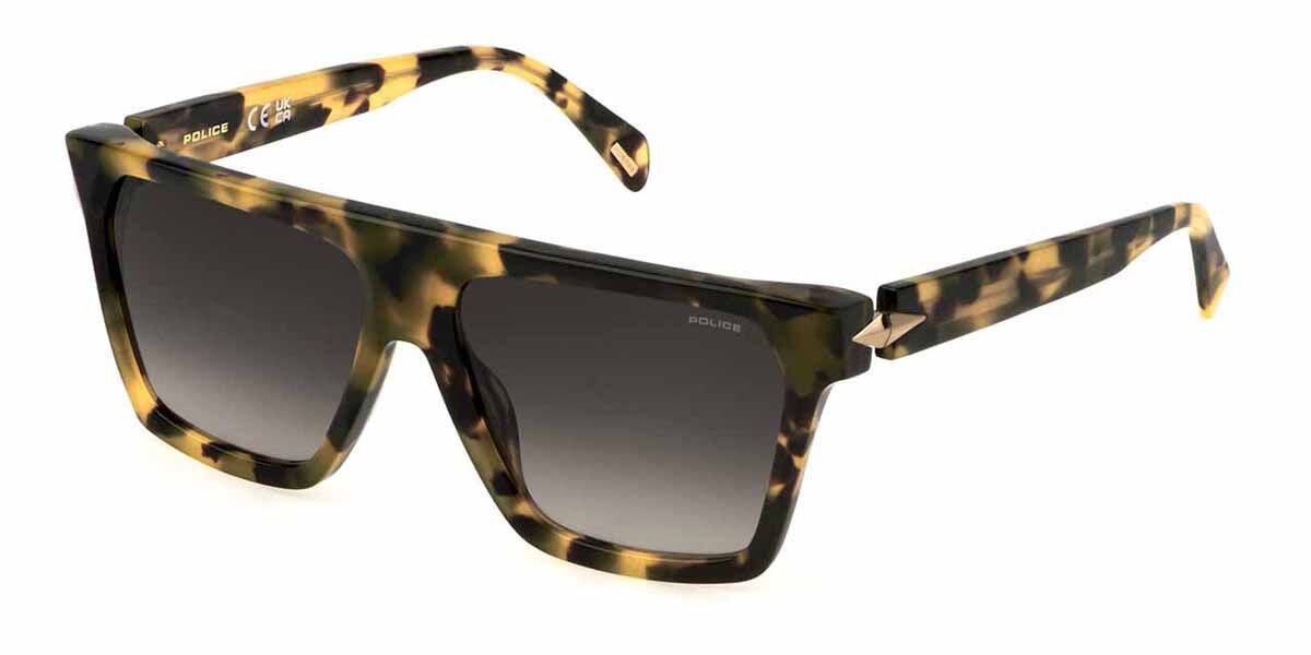 Police SPLM01 PANTHER 2 0AGG, Tortoiseshell frame, Gradient Brown lenses