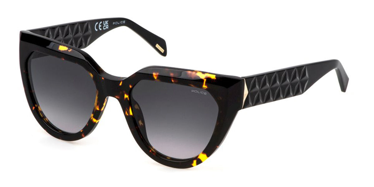 Police SPLN61 PHENOMENON 2 0779, Tortoiseshell frame, Smoke Gradient Grey lenses
