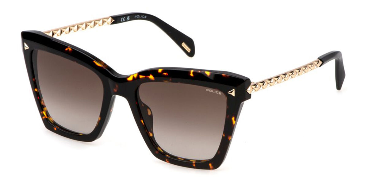 Police SPLN62 SPHINX 1 0779, Tortoiseshell frame, Gradient Brown lenses