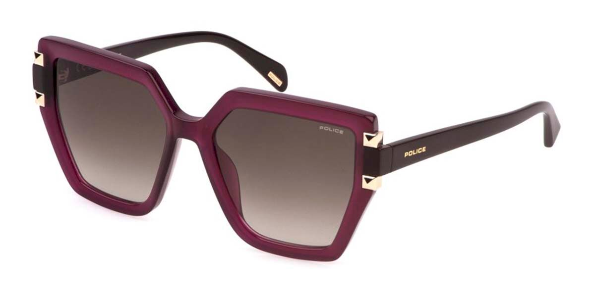 Police SPLP46 STARLIGHT 2 06PJ, Purple frame, Gradient Brown lenses