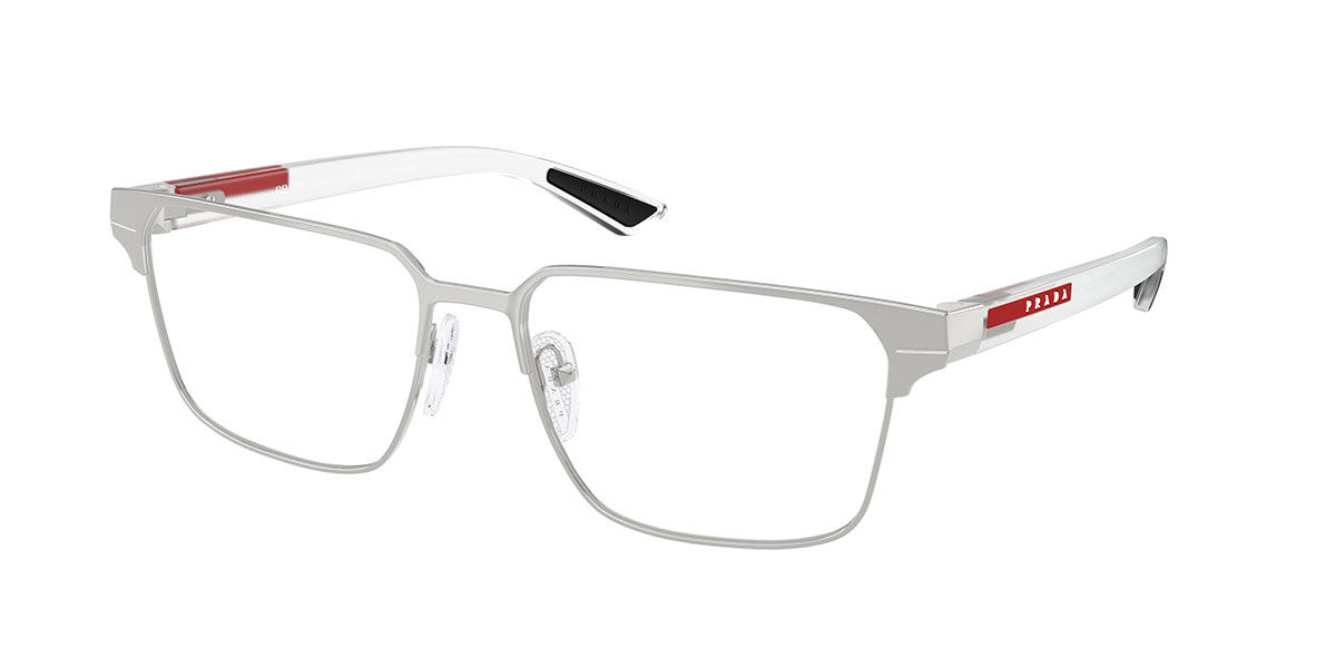 Prada Linea Rossa PS 50TV 1BC1O1, Silver frame