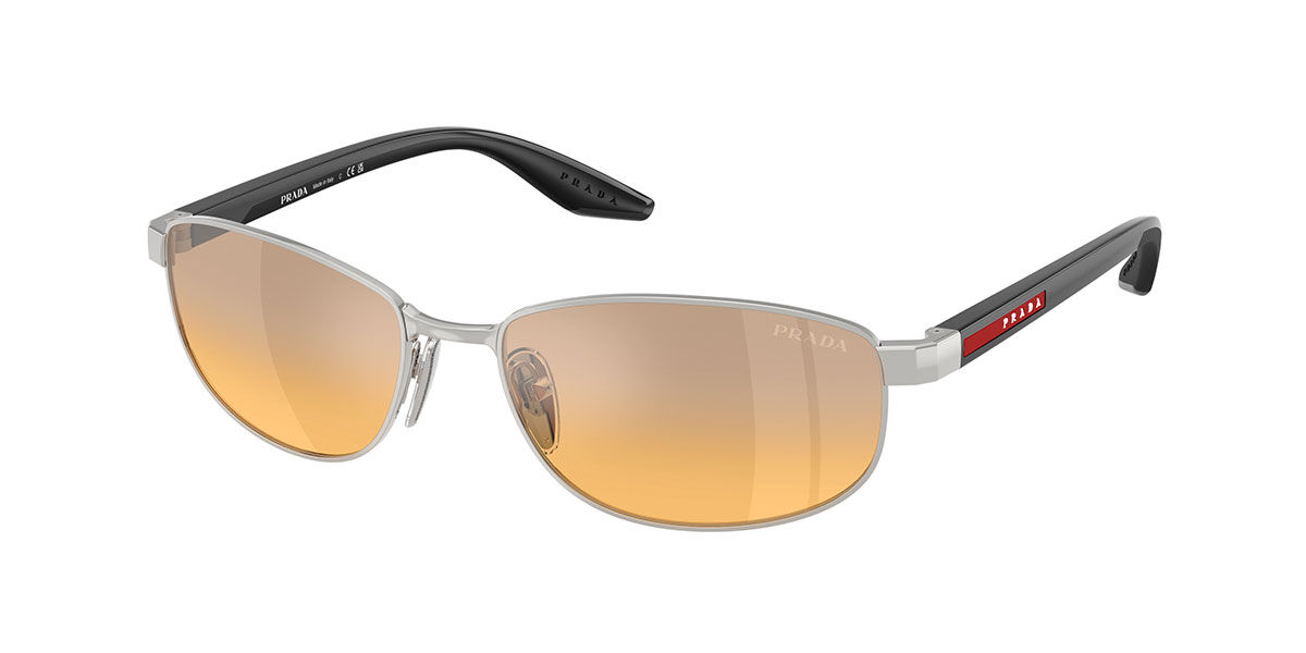 Prada Linea Rossa PS B53S 1BC40Z, Silver frame