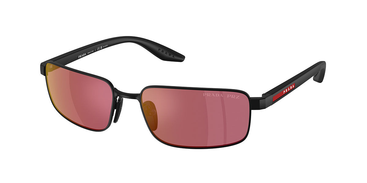 Prada Linea Rossa PS B54S Polarized 1BO07A, Black frame