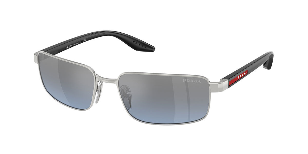 Prada Linea Rossa PS B54S 1BC11A, Silver frame