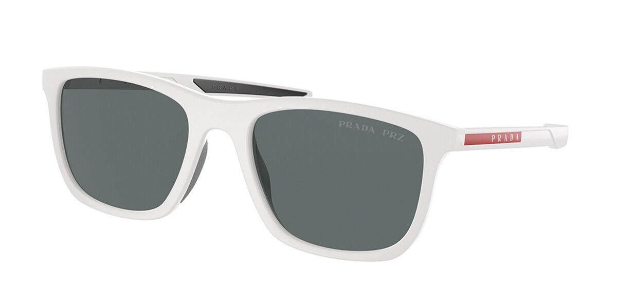 Prada Linea Rossa PS10WSF Asian Fit Polarized TWK02G, White frame