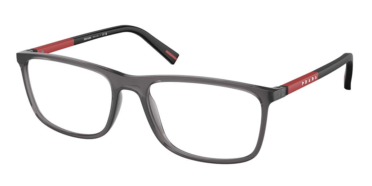 Prada Linea Rossa PS 03QV 01D1O1, Clear frame