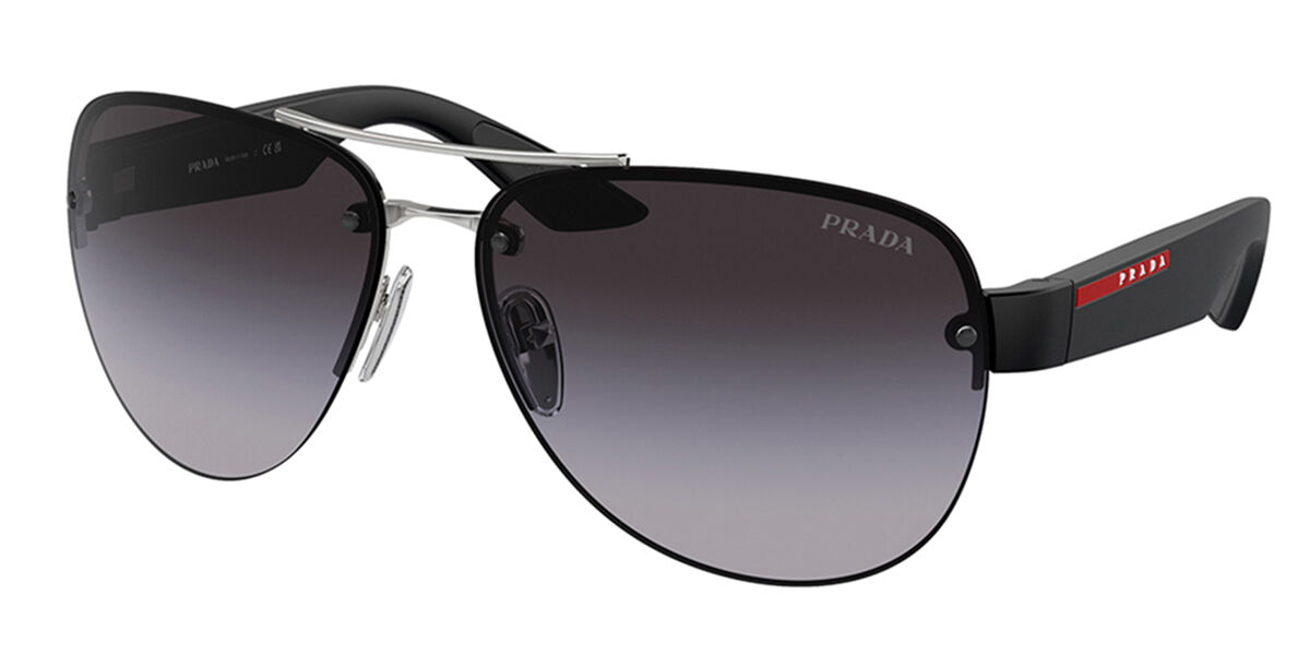 Prada Linea Rossa PS55YS 1BC09U, Silver frame