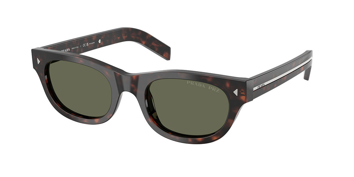 Prada PR C09S Polarized 17N03R Men's Sunglasses Tortoiseshell Size 51