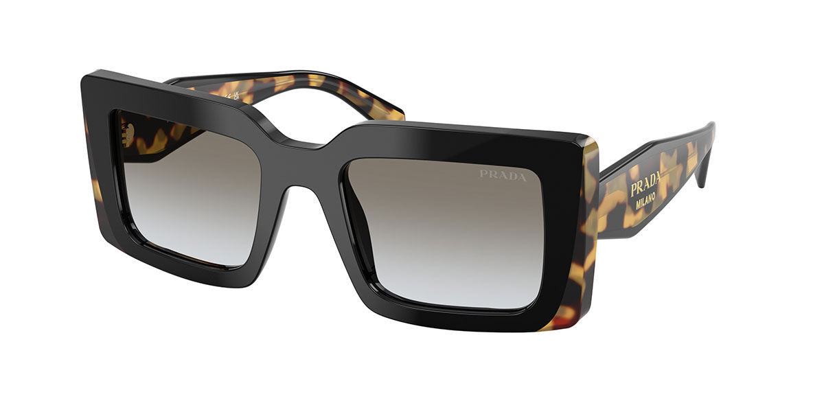 Prada PR D01S 0CD80L Women's Sunglasses Black Size 52
