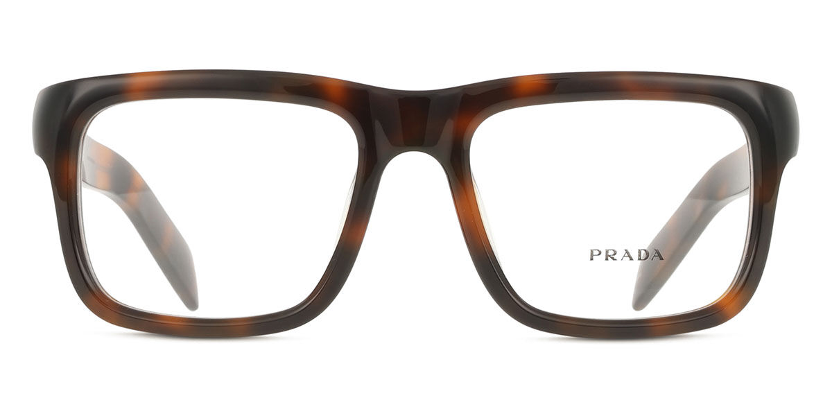 Prada PR D02V 20D1O1 Men's Eyeglasses Tortoiseshell Size 52 (Frame Only) - Blue Light Block Available