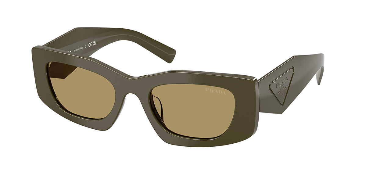 Prada PR D03SD Asian Fit 26J70G Women's Sunglasses Green Size 51