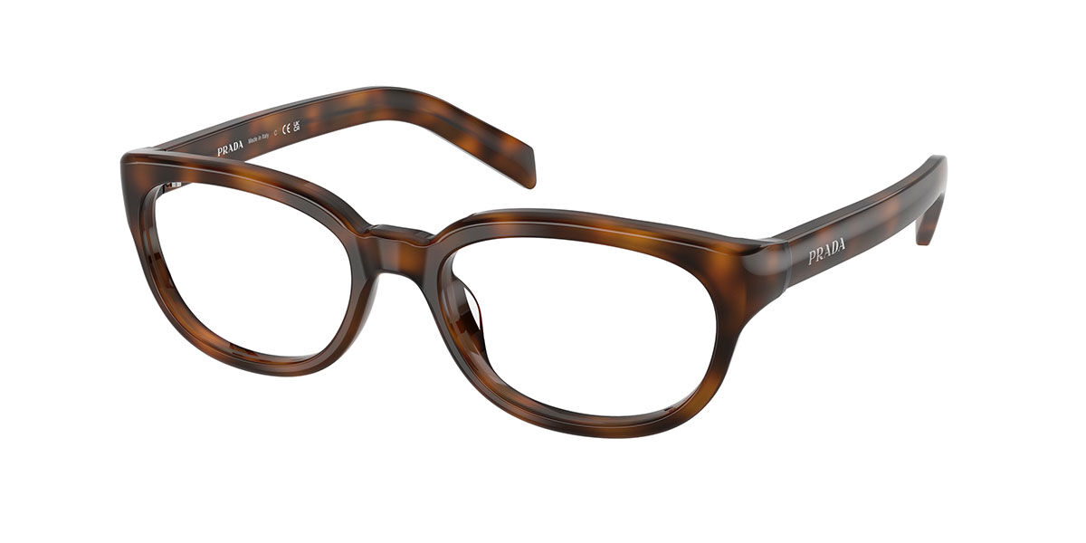 Prada PR D03VU 20D1O1 Women's Eyeglasses Tortoiseshell Size 52 (Frame Only) - Blue Light Block Available